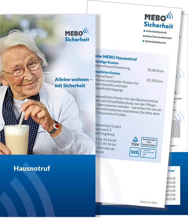 MEBO Hausnotruf Informationen