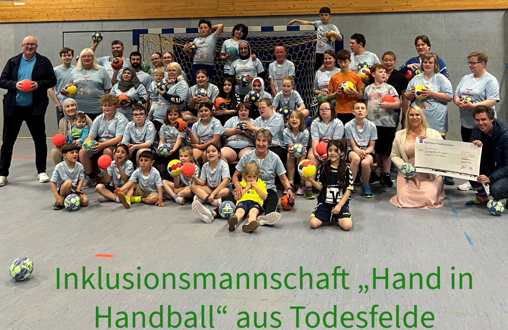 Inklusionsmannschaft „Hand in Handball“ aus Todesfelde