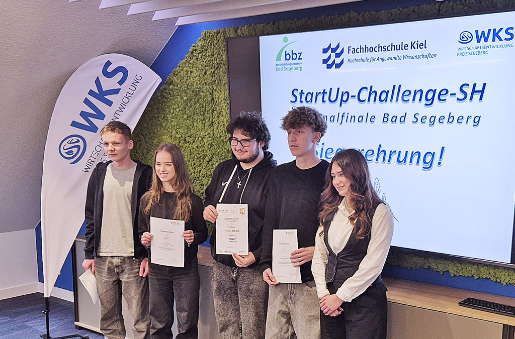2. Platz StartUp Challenge SH Regionalfinale mit MEBO