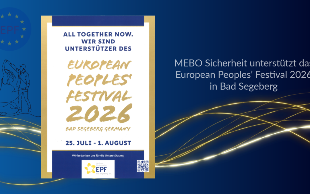 MEBO Sicherheit unterstützt das European Peoples’ Festival 2026 in Bad Segeberg